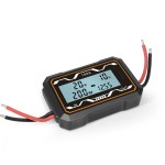 Voltmeter, wattmeter, ammeter, multifunctional, digital multimeter, 4.8 - 60 V, 150 A, model ND11, black color